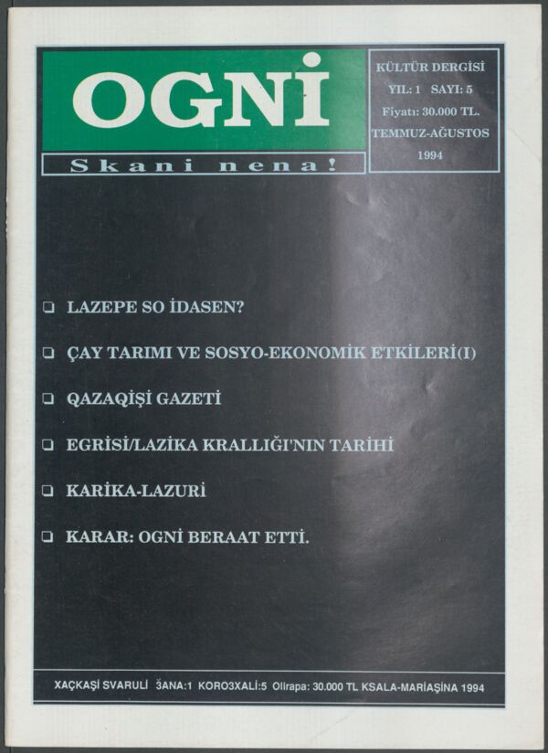 OGNİ - Sayı: 05